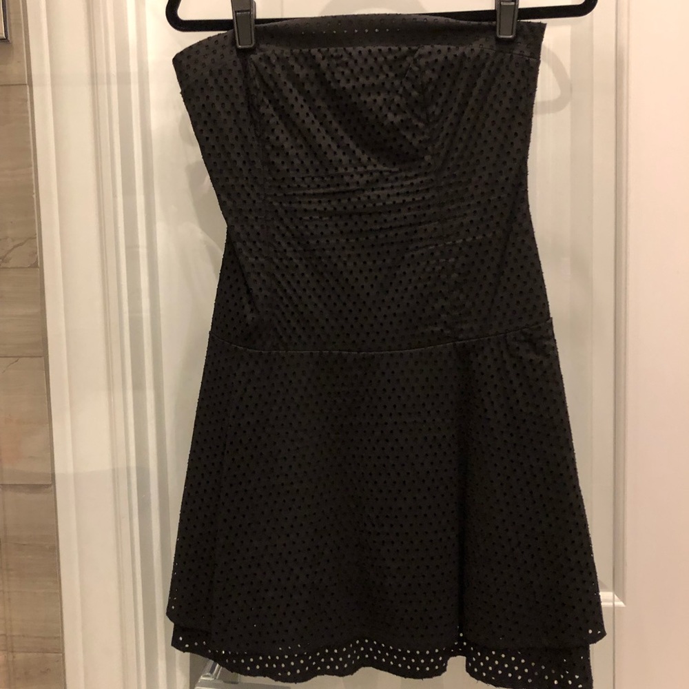 Little Black Strapless Dress